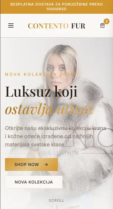 Mobilni prikaz prodavnice