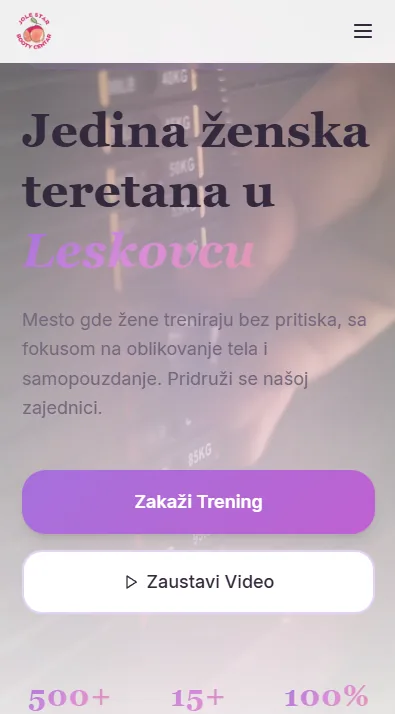 Mobile homepage responsive layout